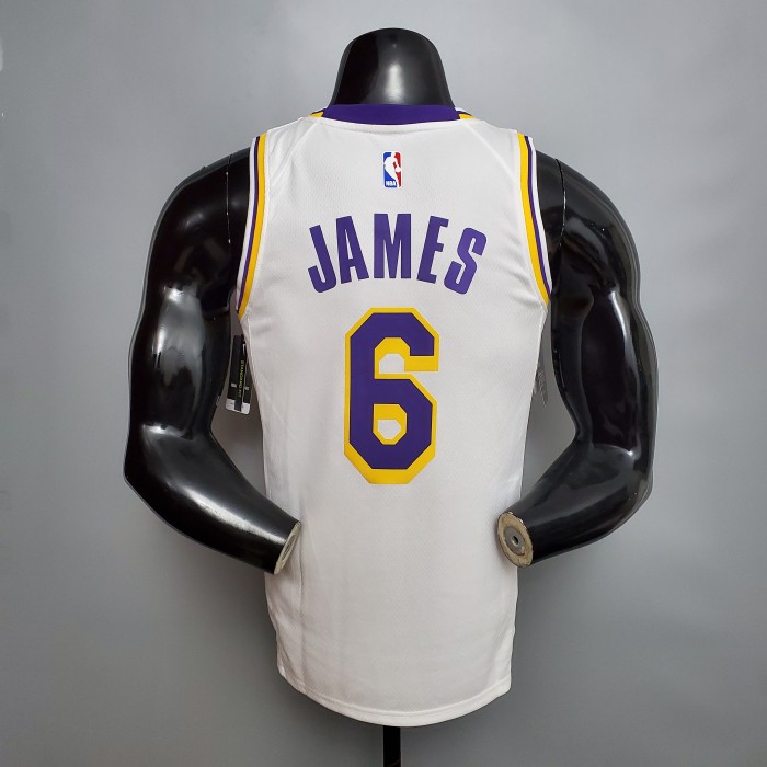 LeBron James Los Angeles Lakers 2020/21 Swingman Jersey White