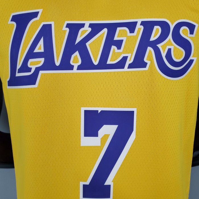 Carmelo Anthony Los Angeles Lakers 2020/21 Swingman Jersey Yellow