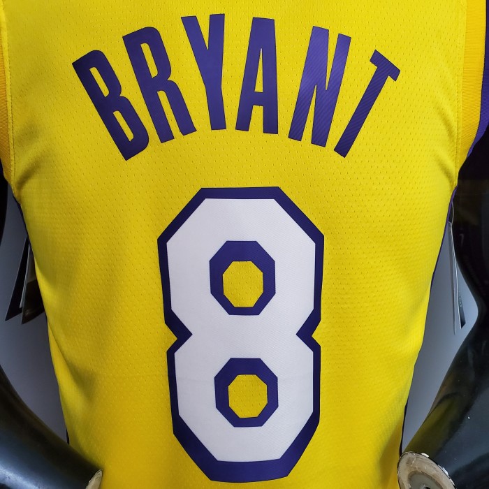 Kobe Bryant Los Angeles Lakers Swingman Jersey Yellow