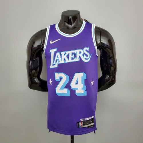 Kobe Bryant Los Angeles Lakers 2021/22 City Edition Swingman Jersey Purple