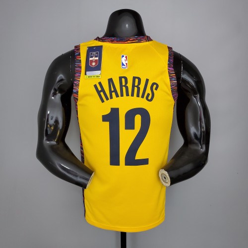 Joe Harris Brooklyn Nets Commemorative Edition Swingman Jersey Yellow