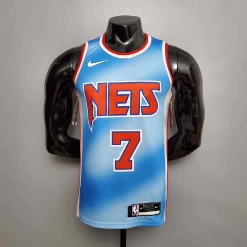 Kevin Durant Brooklyn Nets Retro Limited Edition Blue Swingman Jersey