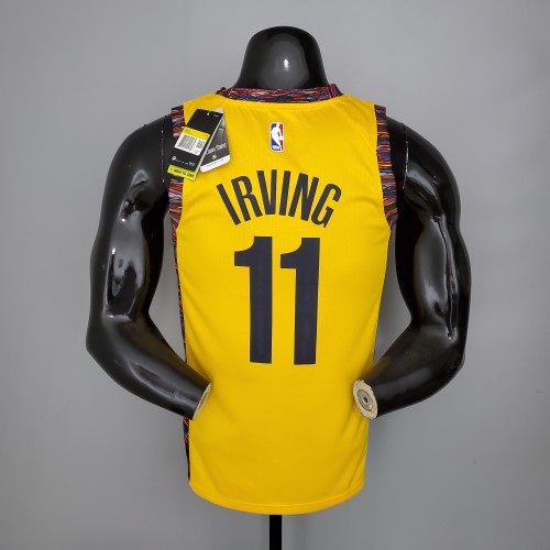Kyrie Irving Brooklyn Nets Commemorative Edition Swingman Jersey Yellow