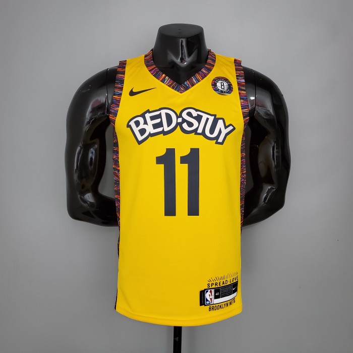 Kyrie Irving Brooklyn Nets Commemorative Edition Swingman Jersey Yellow