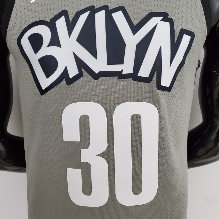 Seth Curry Brooklyn Nets Flyer Swingman Jersey Gray