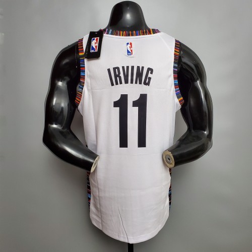 Kyrie Irving Brooklyn Nets City Version Swingman Jersey White
