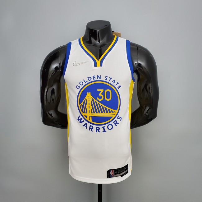 Stephen Curry Golden State Warriors 75th Anniversary Swingman Jersey White