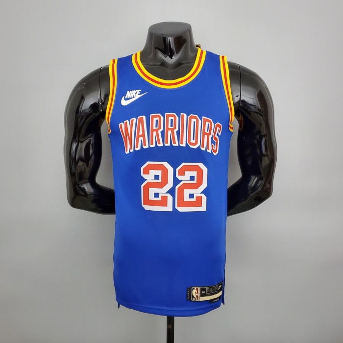 Andrew Wiggins Golden State Warriors 75th Anniversary Swingman Jersey Retro Blue