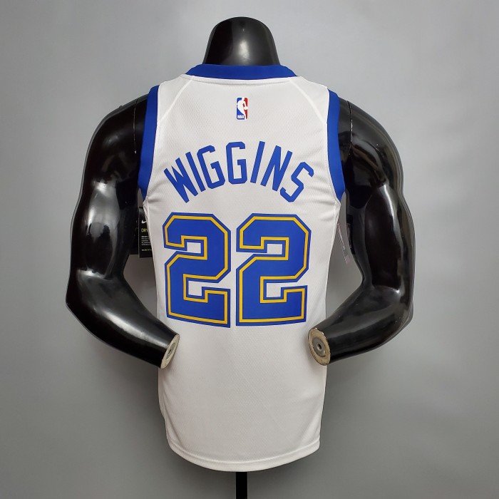 Andrew Wiggins Golden State Warriors Retro Version Swingman Jersey White