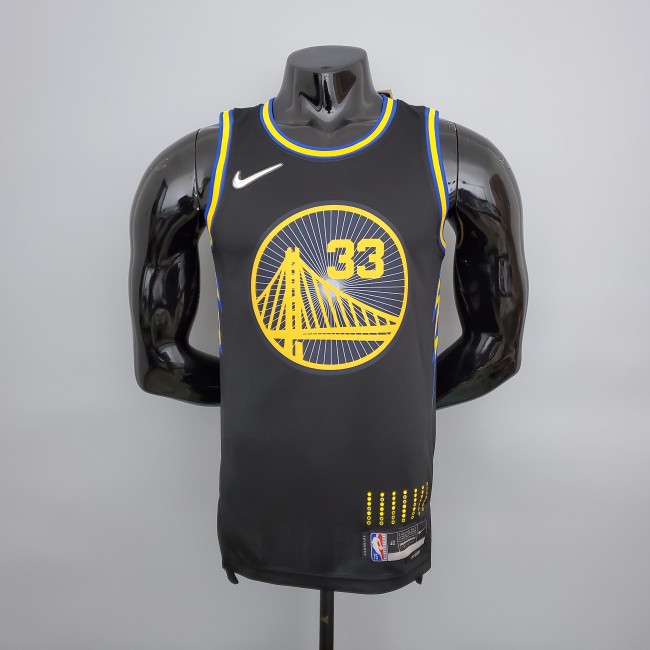 James Wiseman Golden State Warriors 75th Anniversary Swingman Jersey Black