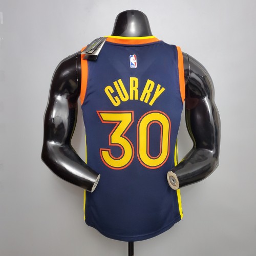 Stephen Curry Golden State Warriors City Edition Swingman Jersey Royal Blue