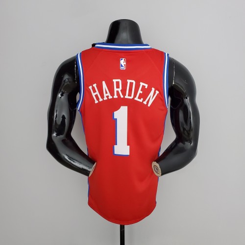 James Harden Philadelphia 76ers Swingman Jersey Red