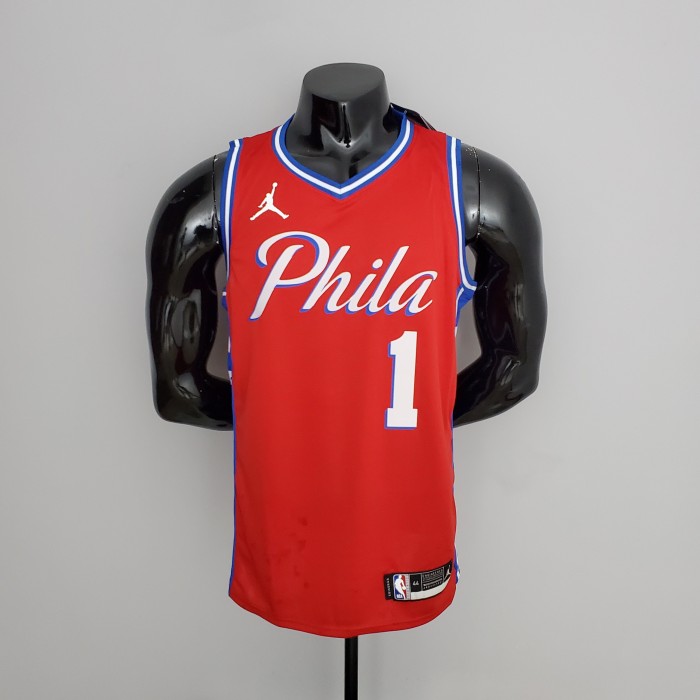 James Harden Philadelphia 76ers Swingman Jersey Red