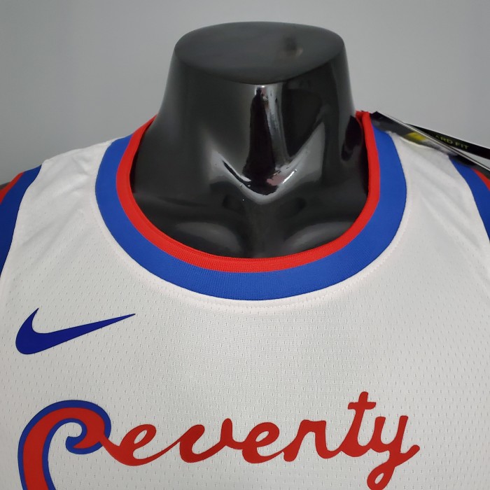 Allen Iverson Philadelphia 76ers 2020/21 Swingman Jersey White