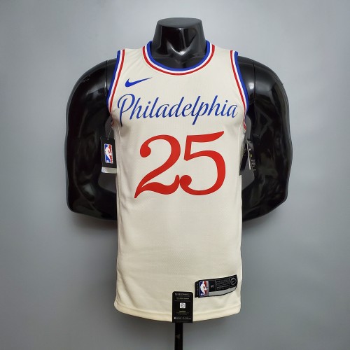 Ben Simmons Philadelphia 76ers City Limited Edition Swingman Jersey Beige