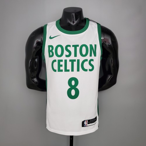 Kemba Walker Boston Celtics City Edition Swingman Jersey White