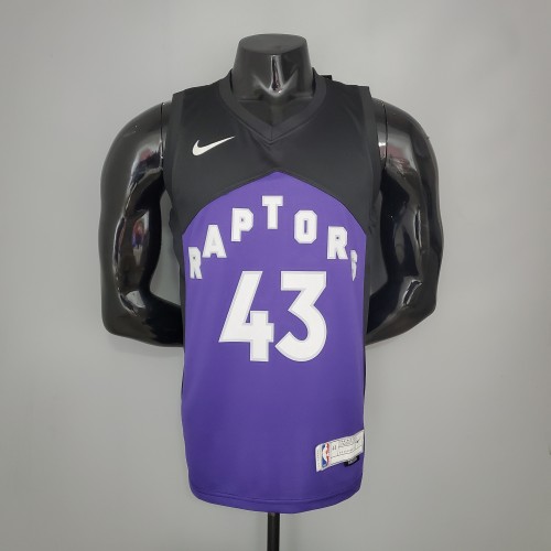 Pascal Siakam Toronto Raptors Bonus Edition 2020/21 Swingman Jersey Black and Purple