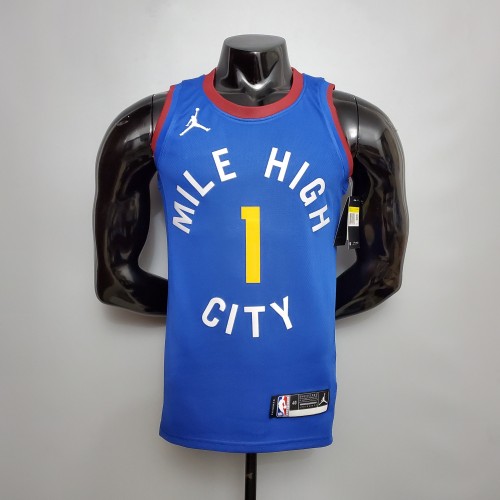 Michael Porter Jr. Denver Nuggets Theme Limited City Edition Blue Swingman Jersey