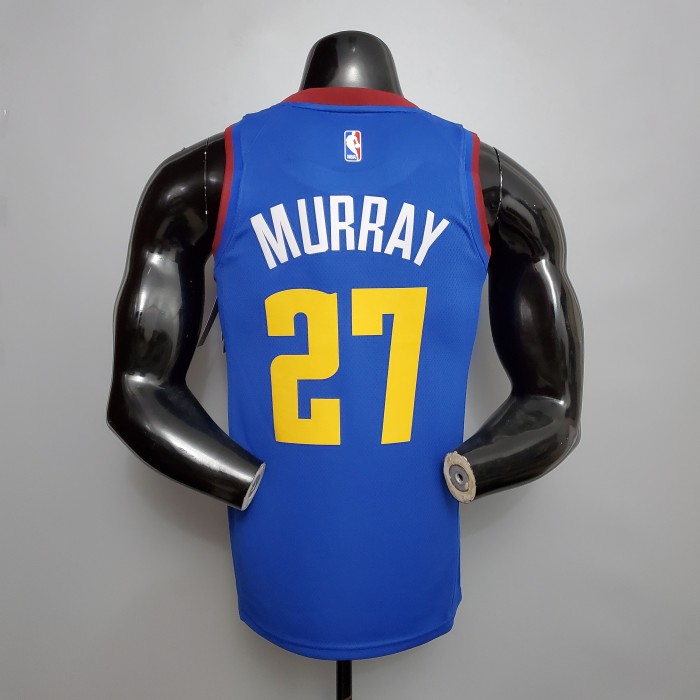 Jamal Murray Denver Nuggets Theme Limited City Edition Blue Swingman Jersey