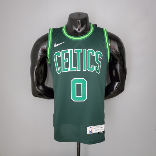 Jayson Tatum Boston Celtics Bonus Edition Swingman Jersey Dark Green