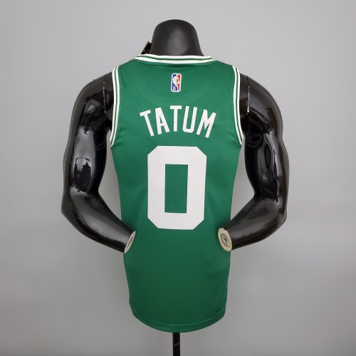Jayson Tatum Boston Celtics 75th Anniversary Swingman Jersey Green