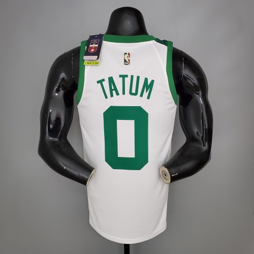 Jayson Tatum Boston Celtics 75th Anniversary Swingman Jersey White