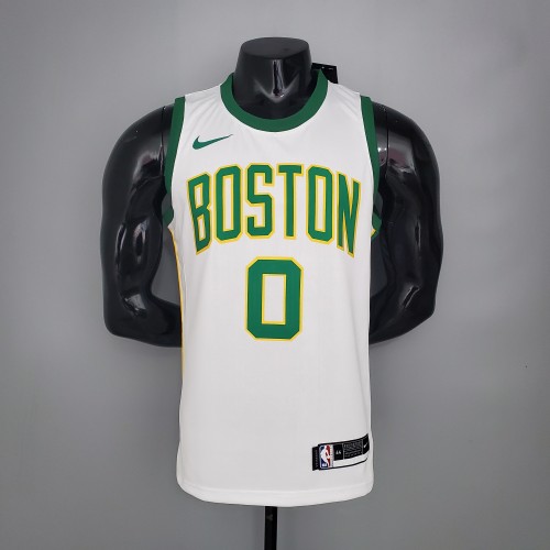 Jayson Tatum Boston Celtics White Platinum Limited Swingman Jersey
