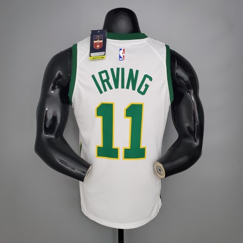 Kyrie Irving Boston Celtics White Platinum Limited Swingman Jersey