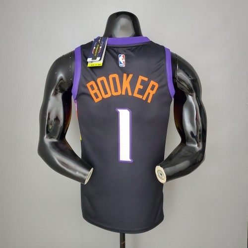 Devin Booker Phoenix Suns City Edition Swingman Jersey Black