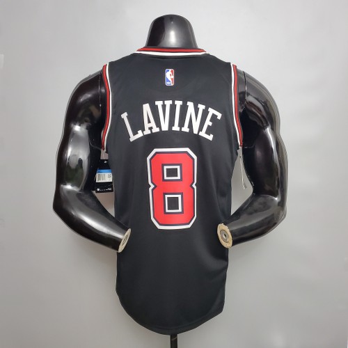 Zach LaVine Chicago Bulls Swingman Jersey Black