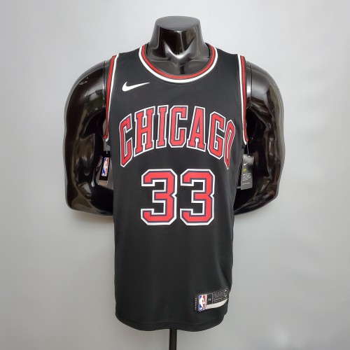 Scottie Pippen Chicago Bulls Swingman Jersey Black