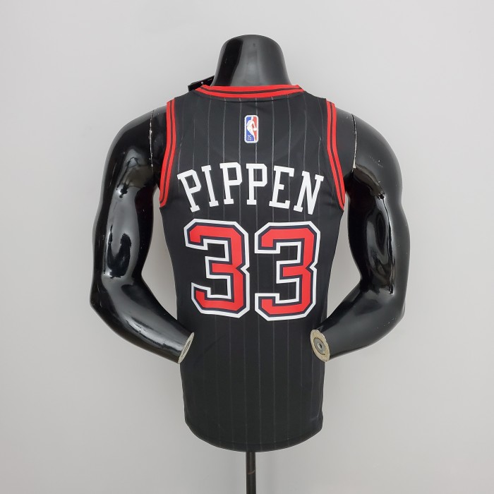 Scottie Pippen Chicago Bulls 75th Anniversary Swingman Jersey Flyers Black