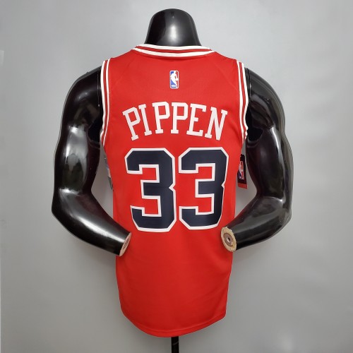 Scottie Pippen Chicago Bulls Swingman Jersey Red