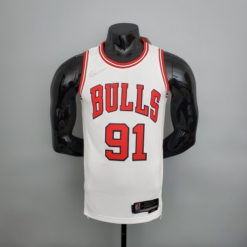 Dennis Rodman Chicago Bulls 75th Anniversary Swingman Jersey White