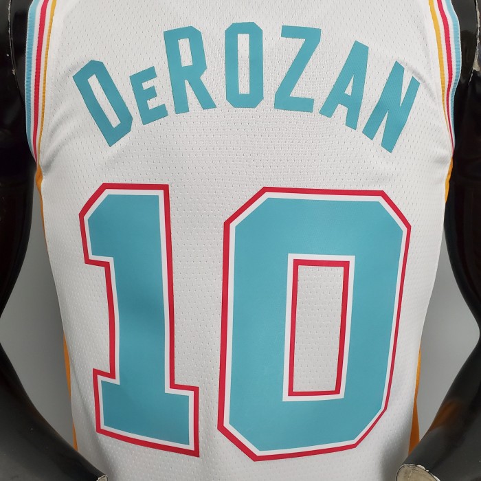 DeMar DeRozan San Antonio Spurs 2022 City Edition Swingman Jersey White