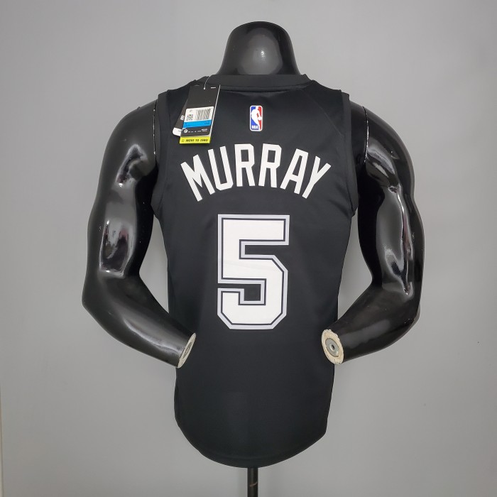 Dejounte Murray San Antonio Spurs City Edition Swingman Jersey Black