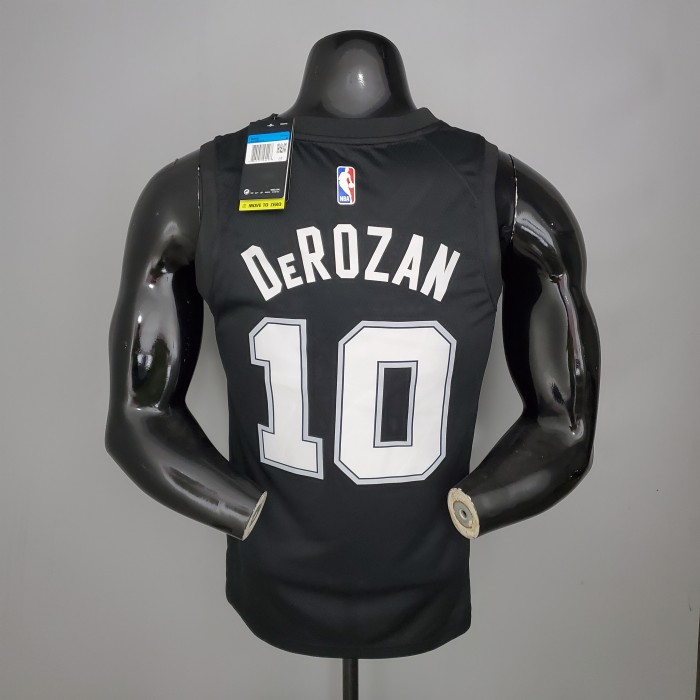 DeMar DeRozan San Antonio Spurs City Edition Swingman Jersey Black