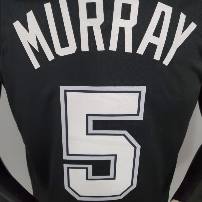 Dejounte Murray San Antonio Spurs City Edition Swingman Jersey Black