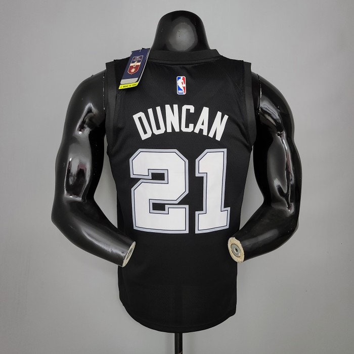 Tim Duncan San Antonio Spurs City Edition Swingman Jersey Black