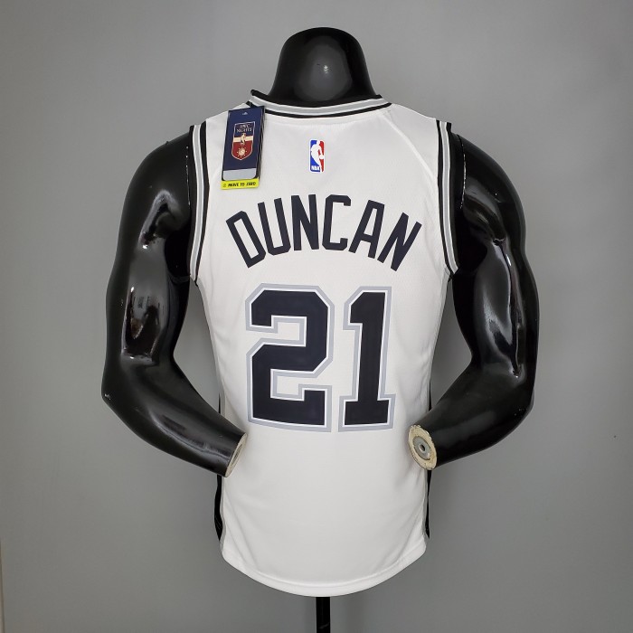 Tim Duncan San Antonio Spurs Swingman Jersey White