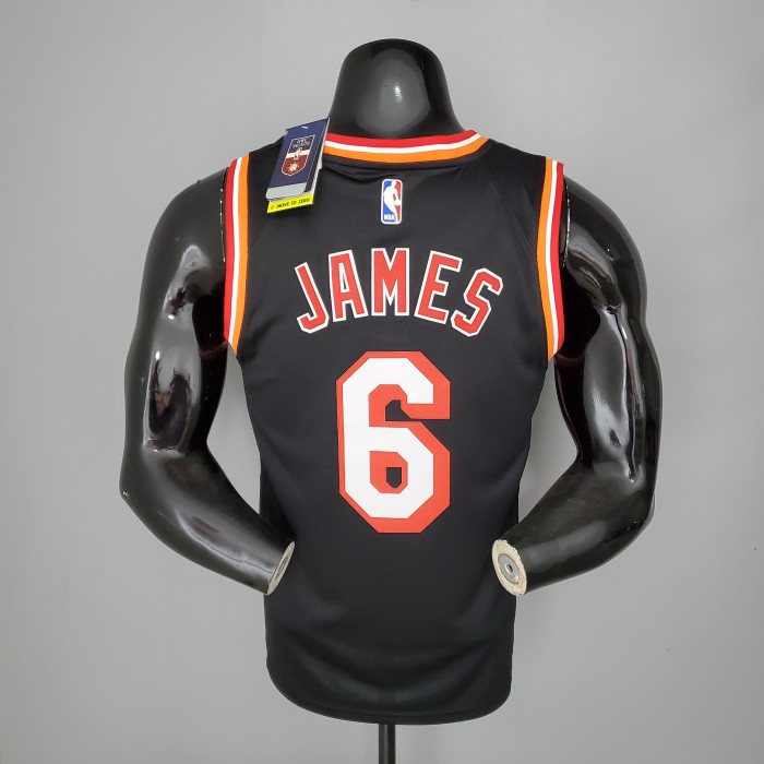 LeBron James Miami Heat 2018 Swingman Jersey Retro Night Black