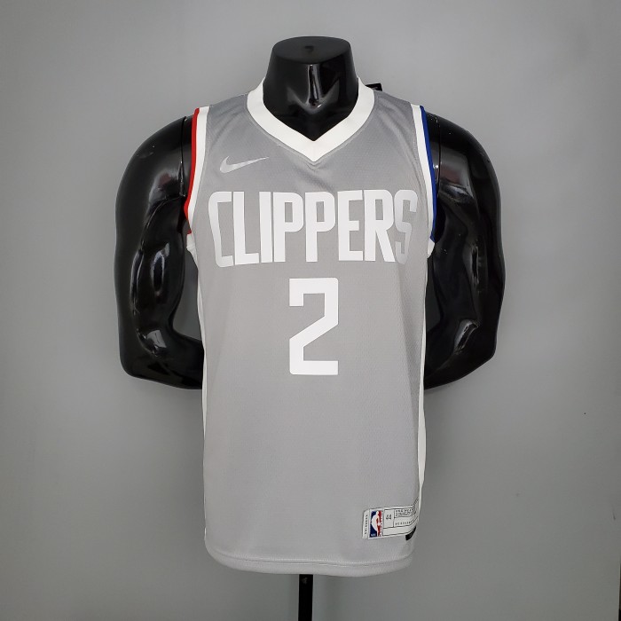 Kawhi Leonard LA Clippers Swingman Jersey Gray