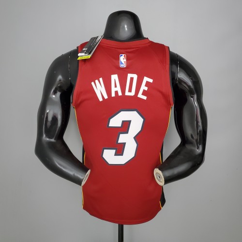 Dwyane Wade Miami Heat Swingman Jersey Red