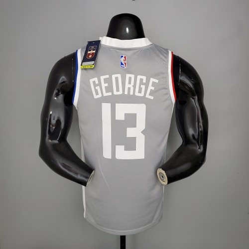 Paul George LA Clippers Bonus Edition Swingman Jersey Gray