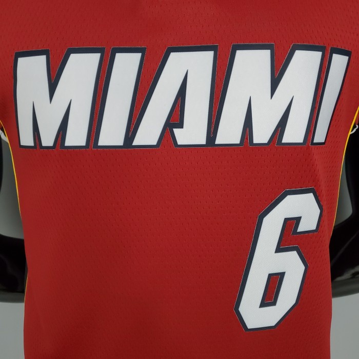 LeBron James Miami Heat Swingman Jersey White