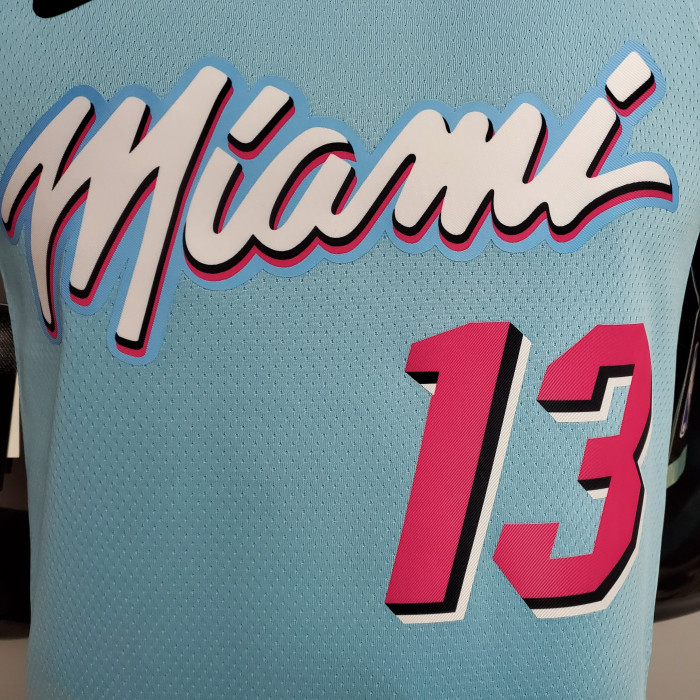 Bam Adebayo Miami Heat Swingman Jersey Blue