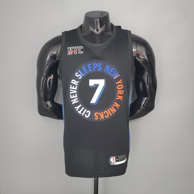 Carmelo Anthony New York Knicks City Edition Swingman Jersey Black