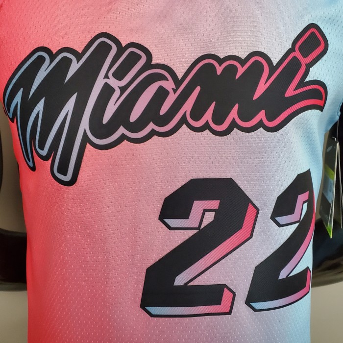 Jimmy Butler Miami Heat Swingman Jersey Pink Blue