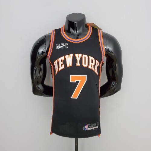 Carmelo Anthony New York Knicks 2022 Urban Edition Swingman Jersey Black