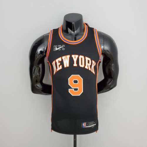 RJ Barrett New York Knicks 2022 Urban Edition Swingman Jersey Black